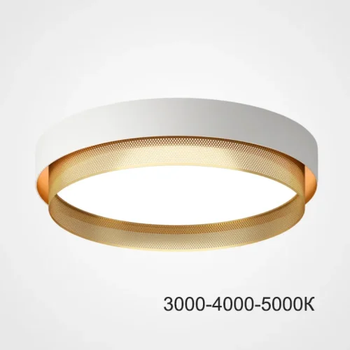 Светильник потолочный MALIA D45 White Brass Трехцветный свет 223850-23 ImperiumLoft белый на 1 лампу, основание белое в стиле скандинавский минимализм современный Светильник потолочный MALIA D45 White Brass Трехцветный свет 223850-23 ImperiumLoft белый на 1 лампу, основание белое в стиле скандинавский минимализм современный