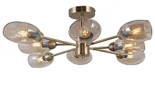 Люстра потолочная 81037/8C ANTIQUE Natali Kovaltseva прозрачная на 8 ламп, основание бронзовое в стиле современный 
