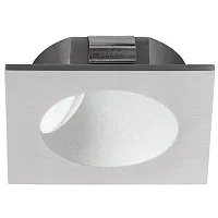 Светильник точечный LED ZARATE 96902 Eglo серебряный 1 лампа, основание серебряное в стиле современный подсветка для лестниц и ступеней