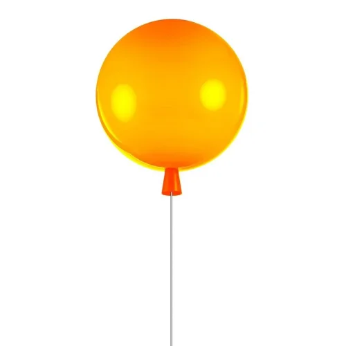 Светильник потолочный Balloon 5055C/M orange LOFT IT оранжевый 1 лампа, основание хром в стиле современный шар