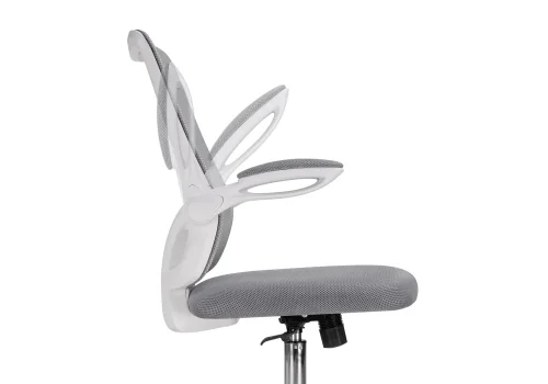 Компьютерное кресло Salem gray / white 15610 Woodville, серый/сетка, ножки/пластик/белый, размеры - *1070***600*650 фото 7