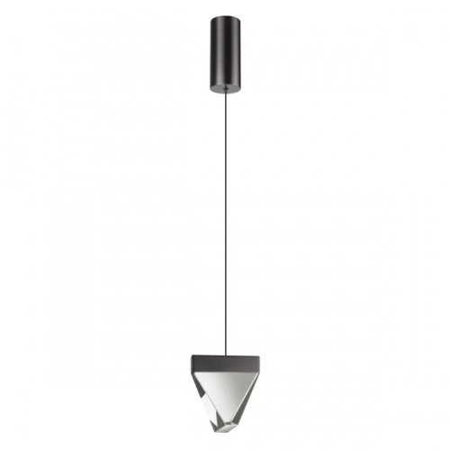 Светильник подвесной LED Ray 6677/5L Odeon Light прозрачный 1 лампа, основание чёрное в стиле современный 