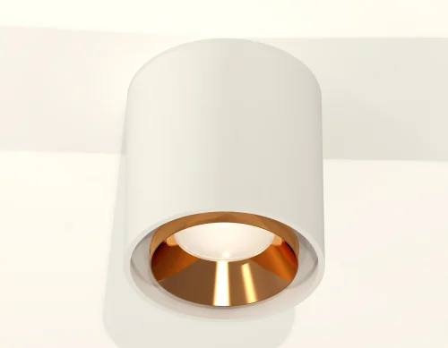 Светильник накладной Techno spot XS7722004 Ambrella light белый 1 лампа, основание белое в стиле хай-тек современный круглый фото 3