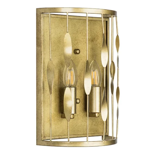 Бра Firenze 725523 Lightstar золотой на 2 лампы, основание золотое в стиле арт-деко 