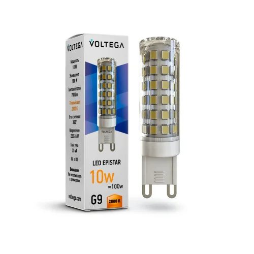 Лампа LED Simple 7038 Voltega VG9-K1G9warm10W  G9 10вт