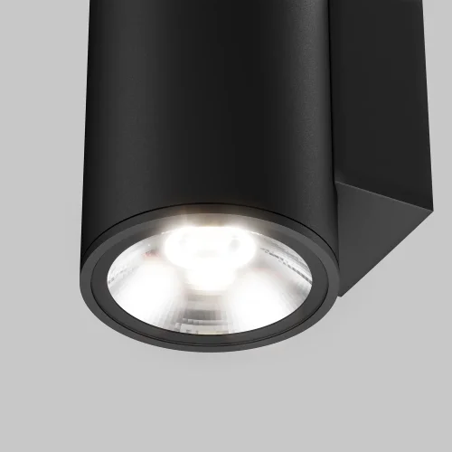 Настенный светильник уличный LED Shim O303WL-L10GF3K Maytoni уличный IP65 графит на 1 лампу, плафон графит в стиле современный хай-тек LED фото 11