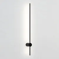 Настенный светильник Wall LINES L80 Black 178037-26 ImperiumLoft чёрный 1 лампа, основание чёрное в стиле минимализм 