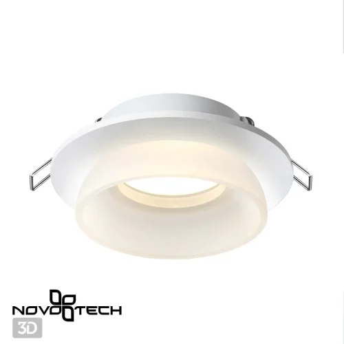 Светильник точечный Lirio 370722 Novotech белый 1 лампа, основание белое в стиле хай-тек современный  фото 4