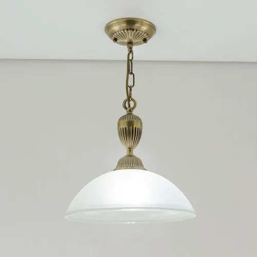 Светильник подвесной Латур CL413211 Citilux белый 1 лампа, основание бронзовое в стиле классический  фото 3