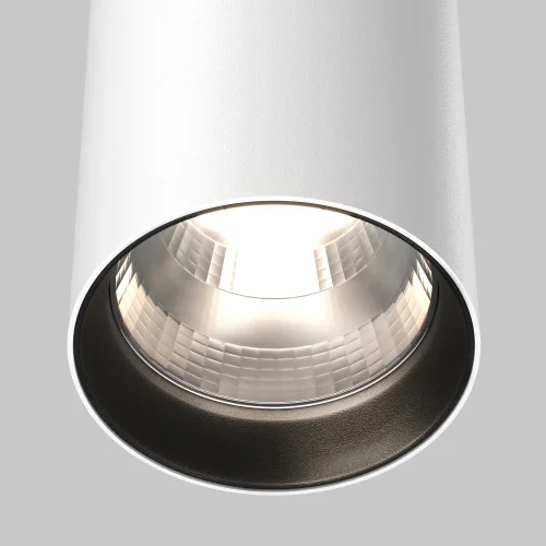 Светильник подвесной LED Vol P100PL-20W4K-W Maytoni белый на 1 лампу, основание белое в стиле современный хай-тек трубочки фото 2
