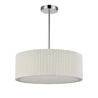 Люстра на штанге Zigrisa 8110/5 Lumion белая на 5 ламп, основание хром в стиле классический 