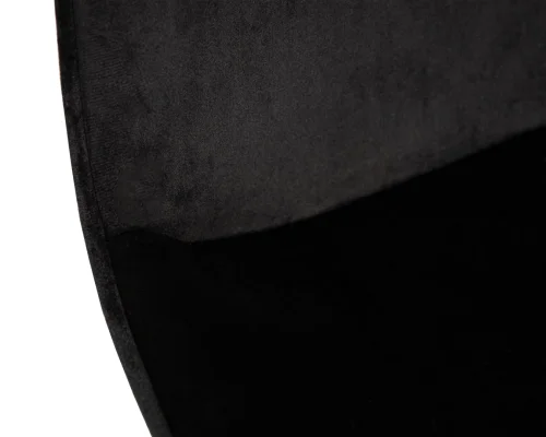 Кресло офисное 9518-LM DORA, цвет сиденья черный (1922-21), цвет основания хромированная сталь Dobrin, чёрный/велюр, ножки/металл/хром, размеры - 840*990***600*600 фото 8