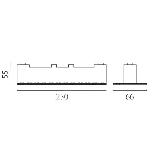 Светильник точечный Guarda 081346 Lightstar белый на 1 лампу, основание белое в стиле хай-тек современный прямоугольный фото 2