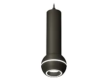 Светильник подвесной Techno spot XP11020014 Ambrella light чёрный на 1 лампу, основание чёрное в стиле хай-тек современный трубочки