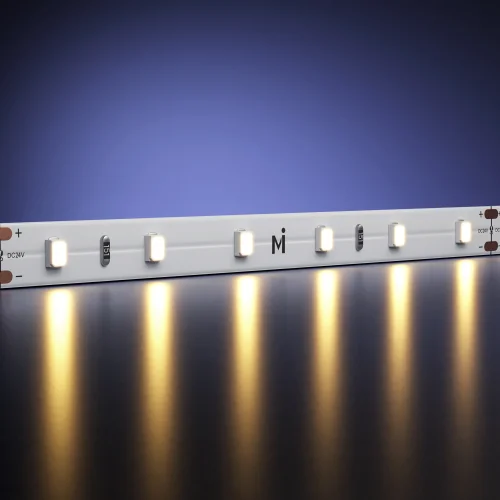 Светодиодная лента 24В 2835 4,8Вт/м 2700К 5м IP 20 201081 Maytoni цвет LED тёплый белый 2700K, световой поток Lm фото 2