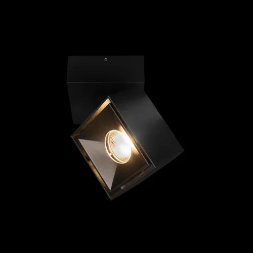 Светильник накладной LED Focus 10323/B Black LOFT IT чёрный 1 лампа, основание чёрное в стиле современный хай-тек квадратный фото 2