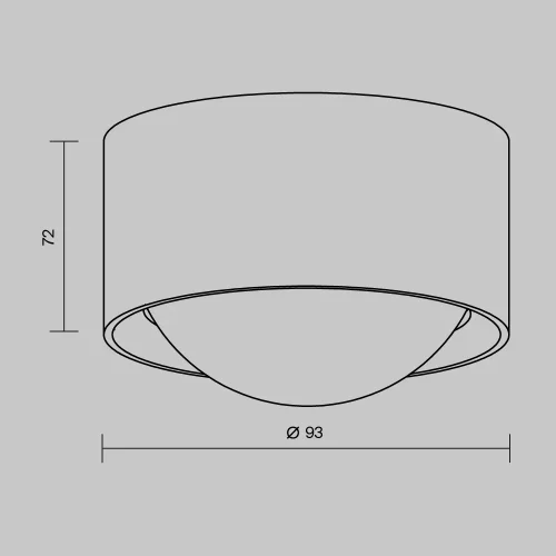 Накладной светильник LED уличный Lumina O498CL-L15B3K Maytoni уличный IP65 чёрный на 1 лампу, плафон чёрный в стиле современный хай-тек LED фото 10