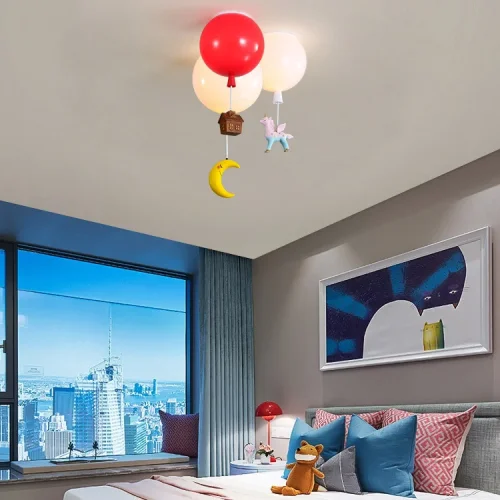 Светильник потолочный BLOW TRIO Multicolor 212518-23 ImperiumLoft разноцветный на 3 лампы, основание белое в стиле современный фото 10