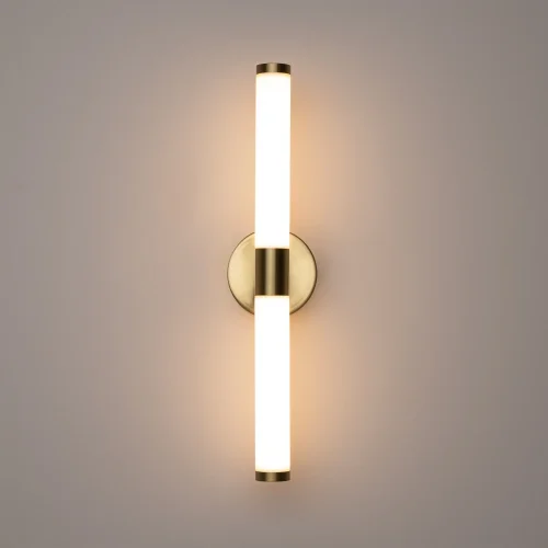 Бра LED Axis MOD106WL-L10G3K Maytoni белый на 1 лампу, основание золотое в стиле современный хай-тек фото 4