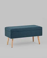 Банкетка Сторми с ящиком, темно-синий УТ000039386 Stool Group на 1 , основание в стиле современный 