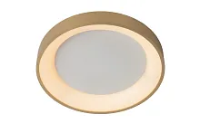 Светильник потолочный LED Vidal 46103/20/02 Lucide матовый золото белый на 1 лампу, основание матовое золото в стиле современный 