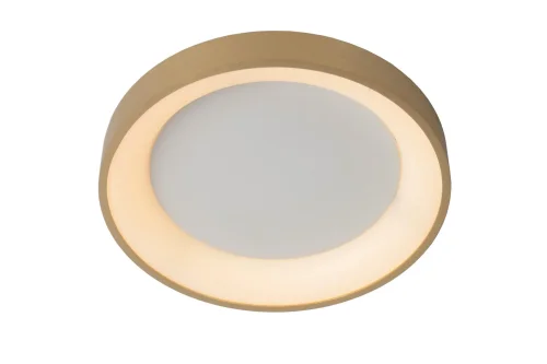 Светильник потолочный LED Vidal 46103/20/02 Lucide матовый золото белый на 1 лампу, основание матовое золото в стиле современный 