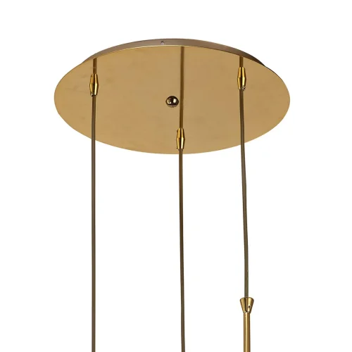 Люстра подвесная JAZZ 5896 Mantra золотая на 3 лампы, основание золотое в стиле современный  фото 5