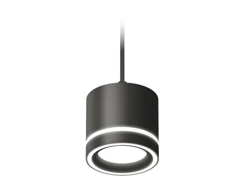 Светильник подвесной XP8111021 Ambrella light чёрный 1 лампа, основание чёрное в стиле хай-тек 