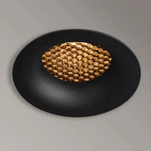 Светильник точечный Ducre A8095PL-1BK Arte Lamp чёрный на 1 лампу, основание чёрное в стиле современный круглый