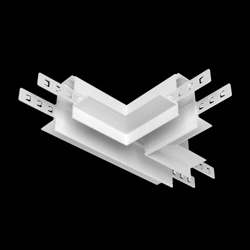 Коннектор Т-образный встраиваемый под ГКЛ 12,5мм, белый Magnetic track system Exility TRA034CT-42.12W Maytoni белый в стиле современный для светильников серии Magnetic track system Exility встраиваемый гкл 12мм exility тонкая магнитная фото 10