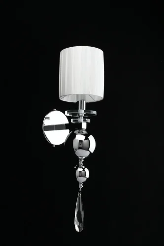 Бра Dorian APL.743.01.01 Aployt белый на 1 лампа, основание хром в стиле современный  фото 2