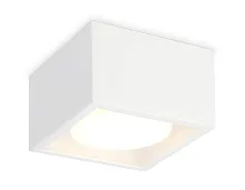 Светильник накладной TN70825 Ambrella light белый 1 лампа, основание белое в стиле модерн хай-тек круглый