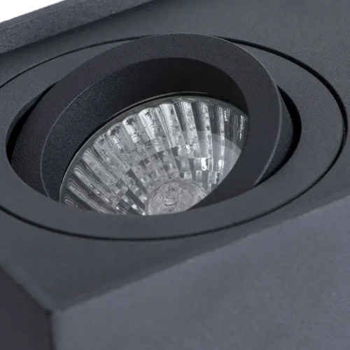 Светильник накладной Factor A5544PL-2BK Arte Lamp чёрный 2 лампы, основание чёрное в стиле современный прямоугольный фото 3