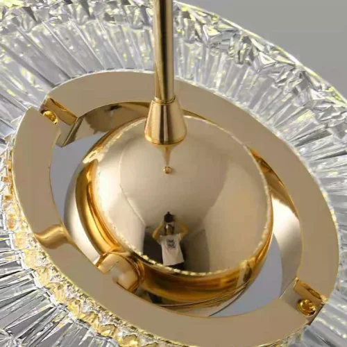 Светильник подвесной PHOENIX B 213645-23 ImperiumLoft прозрачный на 2 лампы, основание латунь в стиле современный фото 2