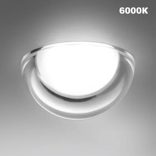 Светильник точечный LED Largo 359434 Novotech прозрачный на 1 лампу, основание белое в стиле современный фото 4