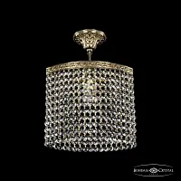 Светильник потолочный 19203/25IV G R Bohemia Ivele Crystal прозрачный 1 лампа, основание золотое в стиле классический r