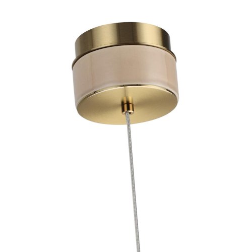 Светильник подвесной LED Lulu 5453/6L Odeon Light бежевый на 1 лампу, основание античное бронза латунь в стиле современный скандинавский фото 6 Светильник подвесной LED Lulu 5453/6L Odeon Light бежевый на 1 лампу, основание античное бронза латунь в стиле современный скандинавский фото 6