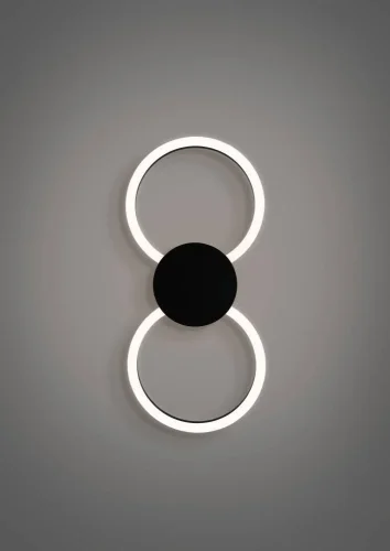 Бра LED Venticello 902124 Eglo чёрный на 1 лампу, основание чёрное в стиле хай-тек современный фото 6 Бра LED Venticello 902124 Eglo чёрный на 1 лампу, основание чёрное в стиле хай-тек современный фото 6