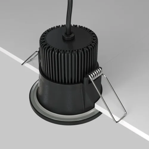 Светильник точечный LED Zoom DL034-01-06W3K-B Maytoni чёрный 1 лампа, основание чёрное в стиле современный  фото 7