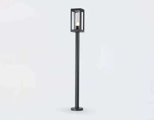 Парковый светильник ST2422 Ambrella light уличный IP54 серый 1 лампа, плафон прозрачный в стиле хай-тек современный E27 фото 2