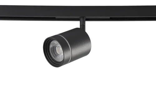 Трековый светильник магнитный LED CLT 0.33 010 12W BL 4000K Crystal Lux чёрный для шинопроводов серии Clt 0.33 чёрный
