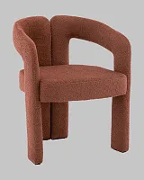 Стул Болинджер букле терракотовый УТ000041353 Stool Group, терракотовый/букле, ножки/металл ткань/терракотовый, размеры - *****