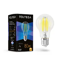 Светодиодная лампа Crystal A60 8W 3000K E27 DIM 7229 Voltega E27 8вт