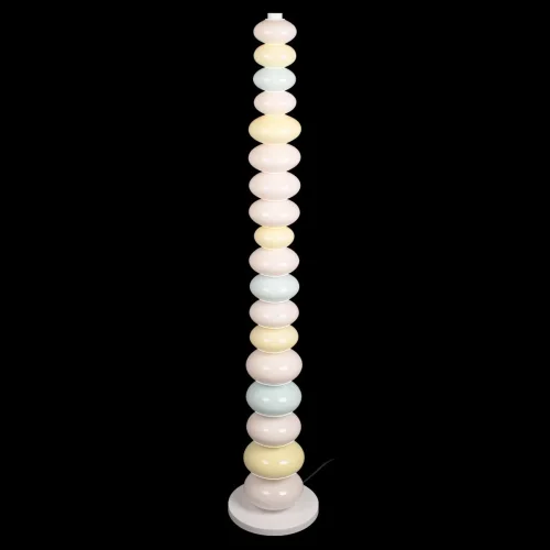 Торшер LED Macaroon 10271F/A LOFT IT молекула шар разноцветный 1 лампа, основание белое в стиле 
 фото 4
