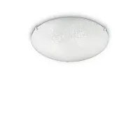 Светильник потолочный LANA PL2 Ideal Lux белый 2 лампы, основание хром в стиле современный 