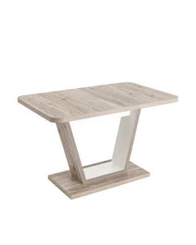 Стол Vector, 120-160*80, дуб анкона/белый УТ000035446 Stool Group столешница светлая дерево из дсп