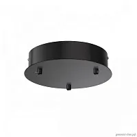 База для композиций из 3-х колец для линии Troni 5041/3R Odeon Light на 1 , основание чёрное в стиле 