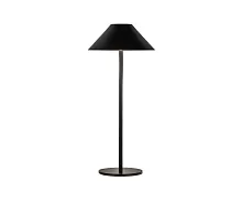 Настольная лампа LED Паола 07210-T,19 Kink Light чёрная на 1 лампу, основание чёрное металл в стиле современный беспроводная зарядка