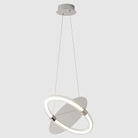 Светильник подвесной ЛЕД NEBULA SP22W LED CHROME Crystal Lux прозрачный на 1 лампу, основание хром в стиле современный 