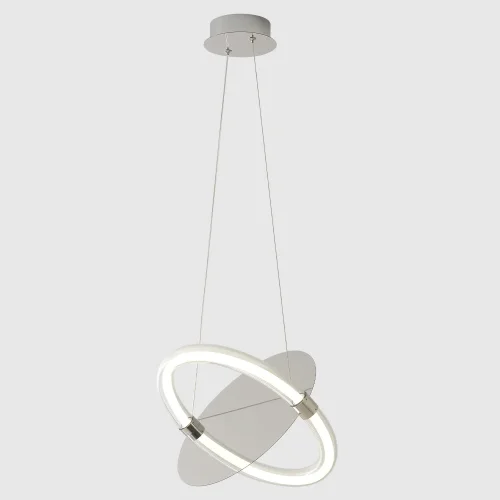 Светильник подвесной ЛЕД NEBULA SP22W LED CHROME Crystal Lux прозрачный на 1 лампу, основание хром в стиле современный Светильник подвесной ЛЕД NEBULA SP22W LED CHROME Crystal Lux прозрачный на 1 лампу, основание хром в стиле современный